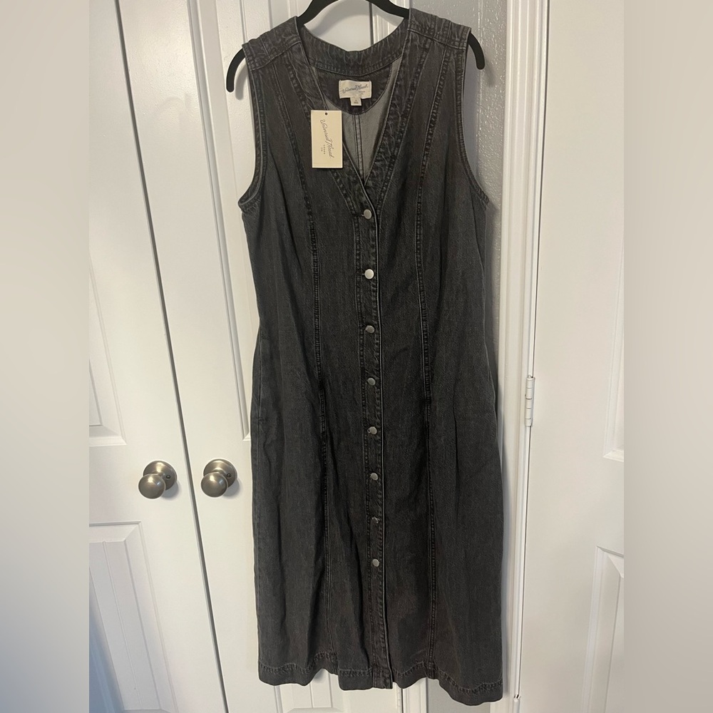 Universal Thread Sleeveless Button-Front Midi Dre… - image 5